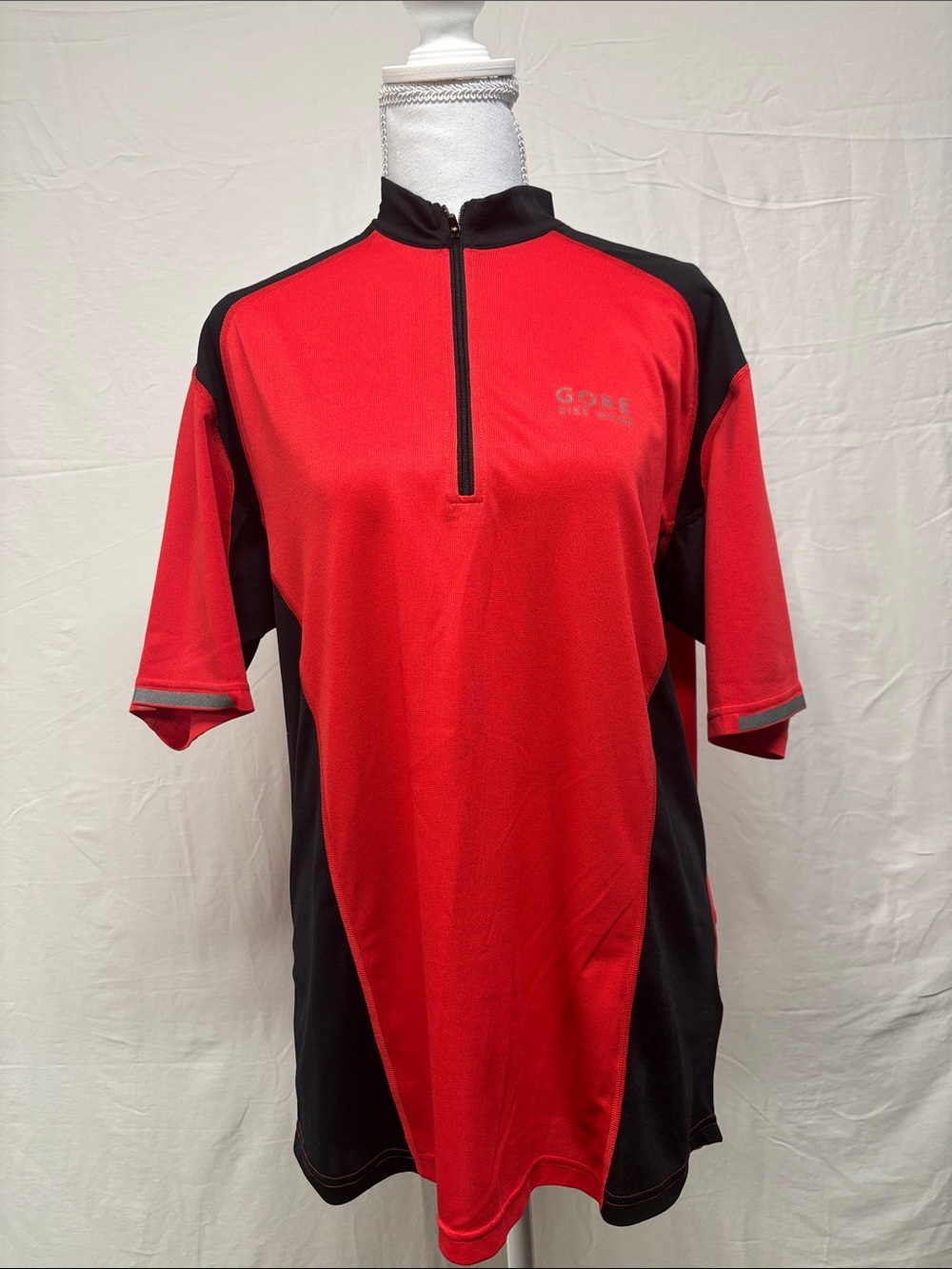 Gore Bike Wear Men's Red Short Sleeve Cycling Jersey
